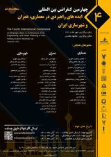 پوستر چهارمین کنفرانس بین المللی ایده های راهبردی در معماری، عمران و شهرسازی ایران