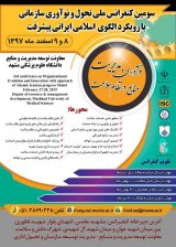 پوستر سومین کنفرانس ملی تحول و نوآوری سازمانی با رویکرد الگوی اسلامی ایرانی پیشرفت