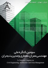 پوستر سومین کنفرانس ملی مهندسی عمران،معماری و مدیریت بحران
