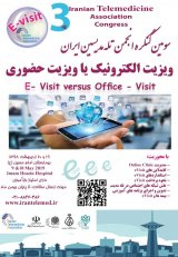 پوستر سومین کنگره بین المللی تله مدیسین ایران؛ ویزیت الکترونیک یا ویزیت حضوری