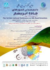 پوستر اولین کنفرانس بین المللی دانشمندان جاده ابریشم
