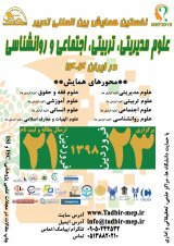 پوستر نخستین همایش بین المللی تدبیر علوم مدیریتی، تربیتی، اجتماعی و روانشناسی  در افق ایران 1404