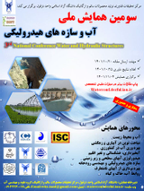 پوستر سومین همایش ملی آب و سازه های هیدرولیکی
