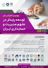 پوستر چهارمین کنفرانس ملی توسعه پایدار در علوم مدیریت و حسابداری ایران