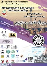 پوستر سومین کنفرانس بین المللی تحولات نوین در مدیریت، اقتصاد و حسابداری