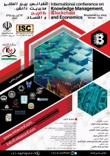 پوستر اولین کنفرانس بین المللی مدیریت دانش، بلاکچین و اقتصاد