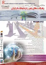 پوستر هشتمین کنفرانس علمی رهیافت های نوین در علوم انسانی ایران
