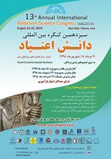 پوستر سیزدهمین کنگره بین المللی دانش اعتیاد