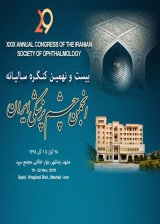 پوستر بیست و نهمین کنگره سالیانه انجمن چشم پزشکی ایران