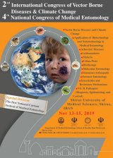 پوستر دومین کنگره بین المللی بیماریهای منتقله بوسیله ناقلین و تغییرات آب و هوایی و چهارمین کنگره ملی حشره شناسی پزشکی ایران
