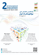 پوستر یازدهمین همایش ملی و دومین همایش بین المللی بیوانفورماتیک ایران