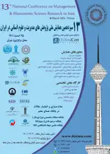 پوستر سیزدهمین همایش ملی پژوهش های مدیریت و علوم انسانی در ایران