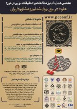 پوستر هفتمین همایش ملی مطالعات و تحقیقات نوین در حوزه علوم تربیتی، روانشناسی و مشاوره ایران
