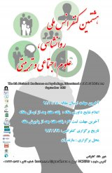 پوستر هشتمین کنفرانس ملی روانشناسی، علوم تربیتی و اجتماعی