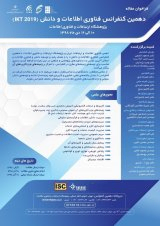 پوستر دهمین کنفرانس فناوری اطلاعات و دانشIKT2019
