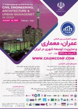 پوستر سومین کنفرانس بین المللی عمران، معماری و مدیریت توسعه شهری در ایران