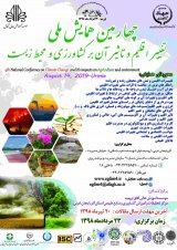 پوستر چهارمین همایش ملی تغییر اقلیم و تاثیر آن بر کشاورزی و محیط زیست