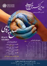 پوستر دومین کنفرانس بین المللی صلح پژوهی