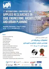 پوستر اولین کنفرانس بین المللی تحقیقات پیشرفته در مهندسی عمران، معماری و شهرسازی