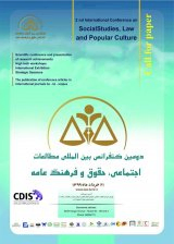 پوستر دومین کنفرانس بین المللی مطالعات اجتماعی،حقوق و فرهنگ عامه