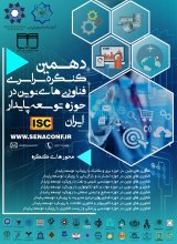 پوستر دهمین کنگره سراسری فناوری های نوین در حوزه توسعه پایدار ایران