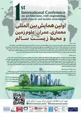 پوستر اولین همایش بین المللی معماری، عمران، علوم زمین و محیط زیست سالم