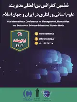 پوستر ششمین کنفرانس بین المللی مدیریت، علوم انسانی و رفتاری در ایران و جهان اسلام