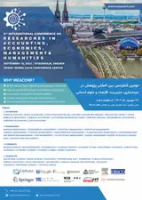پوستر دومین کنفرانس بین المللی پژوهش در حسابداری، مدیریت، اقتصاد و علوم انسانی