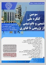 پوستر سومین کنگره ملی شیمی و نانوشیمی از پژوهش تا فناوری