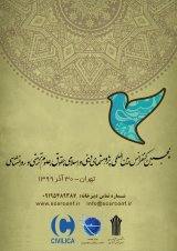 پوستر پنجمین کنفرانس بین المللی پژوهشهای دینی و اسلامی، حقوق، علوم تربیتی و روانشناسی