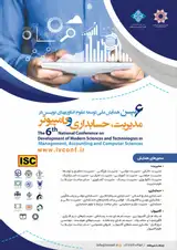 پوستر ششمین همایش ملی توسعه علوم فناوریهای نوین در مدیریت، حسابداری و کامپیوتر