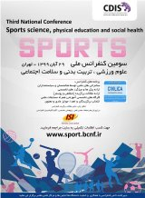پوستر سومین کنفرانس ملی علوم ورزشی ، تربیت بدنی و سلامت اجتماعی