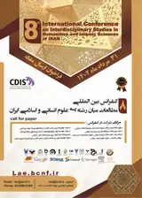 پوستر هشتمین کنفرانس بین المللی مطالعات میان رشته ای علوم انسانی و اسلامی ایران