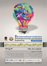 پوستر هفتمین کنفرانس بین المللی کارآفرینی و مهندسی صنایع