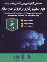 پوستر هفتمین کنفرانس بین المللی مدیریت، علوم انسانی و رفتاری در ایران و جهان اسلام