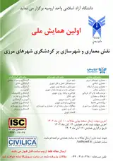 پوستر اولین همایش ملی نقش معماری و شهرسازی بر گردشگری شهرهای مرزی