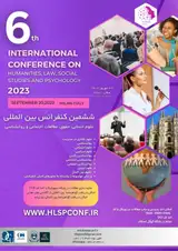 پوستر ششمین کنفرانس بین المللی علوم انسانی، حقوق، مطالعات اجتماعی و روانشناسی