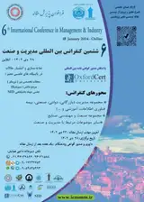 پوستر ششمین کنفرانس بین المللی مدیریت و صنعت
