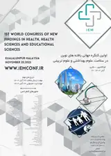 پوستر اولین کنگره جهانی یافته های نوین در سلامت، علوم بهداشتی و علوم تربیتی