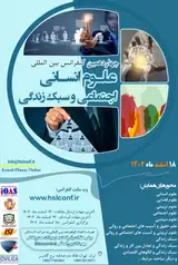 پوستر چهاردهمین کنفرانس بین المللی علوم انسانی، اجتماعی و سبک زندگی