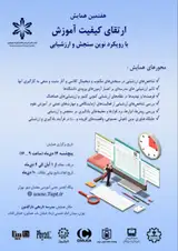 پوستر هفتمین همایش ارتقای کیفیت آموزش با رویکرد ارزشیابی و سنجش کلاسی