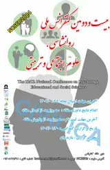 پوستر بیست و دومین کنفرانس ملی روانشناسی، علوم تربیتی و اجتماعی