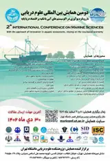 پوستر دومین کنفرانس بین المللی علوم دریایی با رویکرد نوآوری در اکوسیستم های آبی با تکیه بر اقتصاد دریا پایه