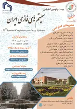 پوستر بیست و دومین کنفرانس سیستم­ های فازی ایران