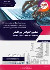 پوستر ششمین کنفرانس بین المللی علوم، مهندسی و نقش تکنولوژی در کسب و کارهای نوین