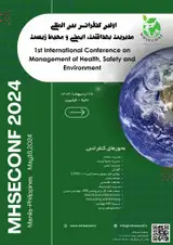 پوستر اولین کنفرانس بین المللی در مدیریت بهداشت، ایمنی و محیط زیست