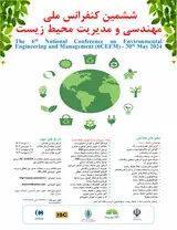 پوستر ششمین کنفرانس ملی مهندسی و مدیریت محیط زیست