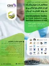 پوستر هشتمین همایش بین المللی مطالعات میان رشته ای در صنایع غذایی و علوم تغذیه ایران