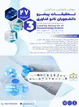 پوستر سومین کنفرانس بین المللی تحقیقات پیشرو دانشجویان نانو فناوری