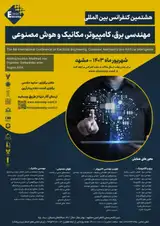 پوستر هشتمین کنفرانس بین المللی مهندسی برق، کامپیوتر، مکانیک و هوش مصنوعی